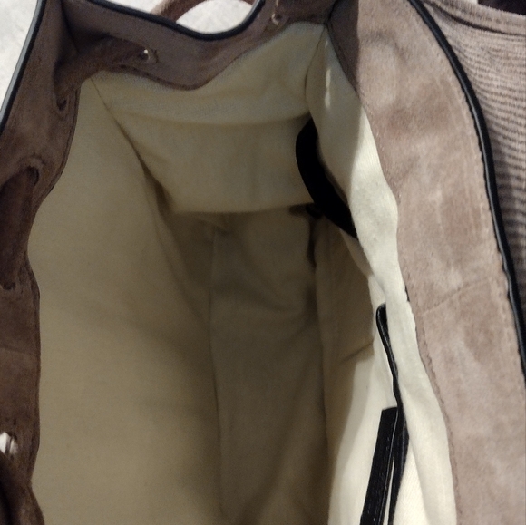 NWT Rag & Bone Tan Suede Small Backpack - Picture 10 of 11